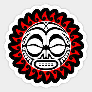 Polynesian sun tattoo Sticker